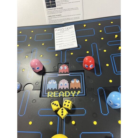 Pac-Man The Board Game Authentic Arcade Sounds Waka Waka Buffalo Games Complete - Picture 14 of 15